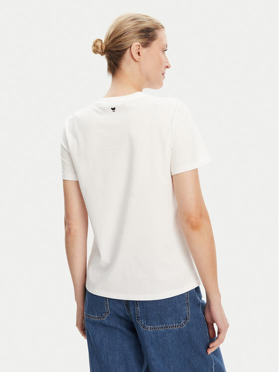 Weekend Max Mara Weekend Max Mara Футболка Ara 2525976041 Білий Regular Fit