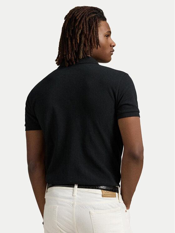 Polo Ralph Lauren Polo Ralph Lauren Поло Core Replen 710782592 Чорний Custom Slim Fit
