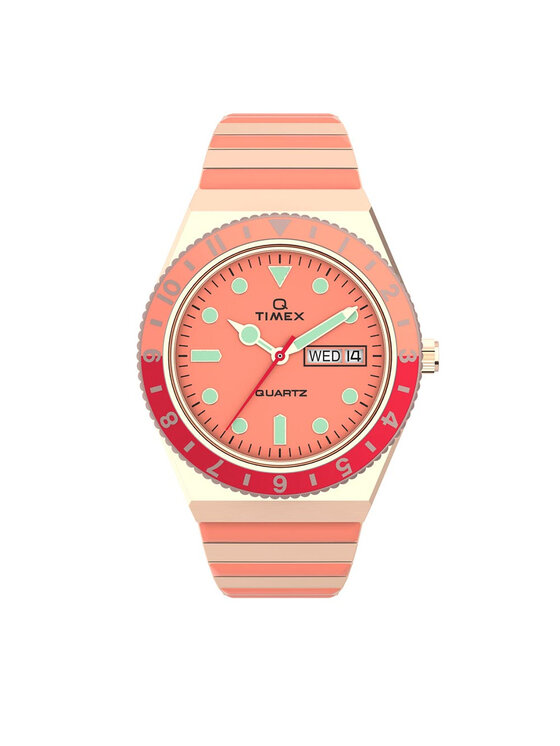 Timex Ρολόι Timex Q Timex Malibu TW2V38600 Ροζ