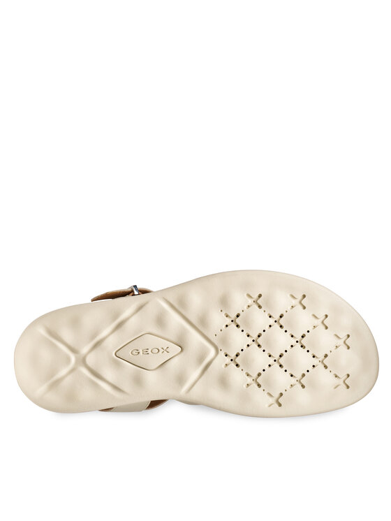 Geox Sandały Geox D Xand 2S D65PAB 09B11 C1122 Écru