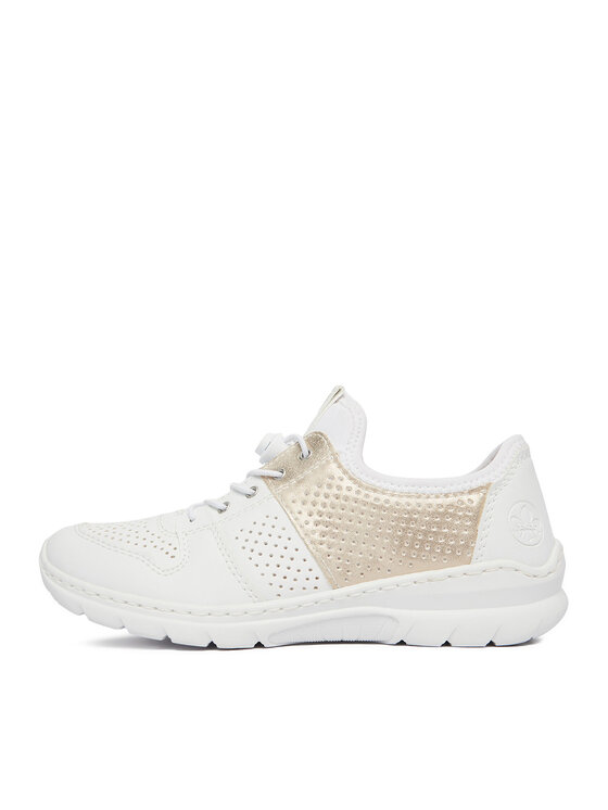 Rieker Sneakersy Rieker CEO-L3254-80 Biela