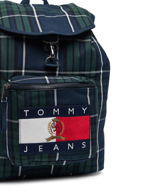 Tommy Jeans Hátizsák Tommy Jeans Tjm Archive Check Backpack AM0AM14816 Zöld