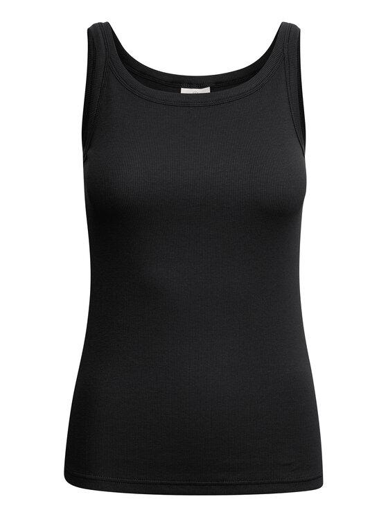 Kaffe Kaffe Marškinėliai Carna 10507348 Juoda Shaped Fit