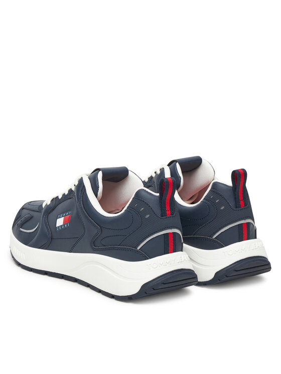 Tommy Jeans Сникърси Tommy Jeans Tjm Runner Leather EM0EM01621 Тъмносин