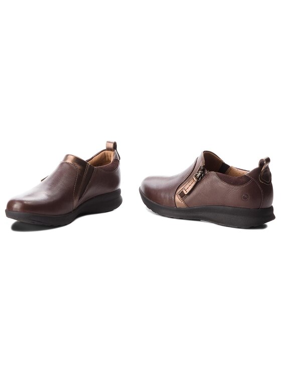 Clarks Cipele Clarks Un Adorn Zip 261370214 Smeđa