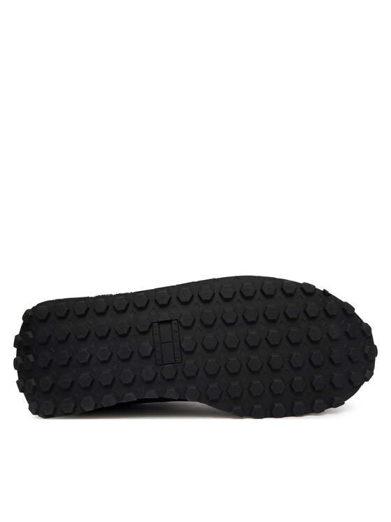 Tommy Jeans Snīkeri Tommy Jeans Tjm Retro Runner Archive Mix Mat EM0EM01763 Melns