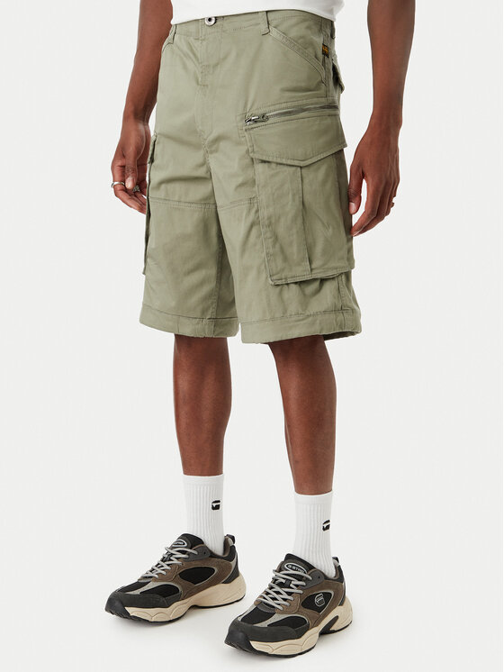 G-STAR G-Star Raw Szövet rövidnadrág Rovic D08566-5126 Zöld Tapered Fit