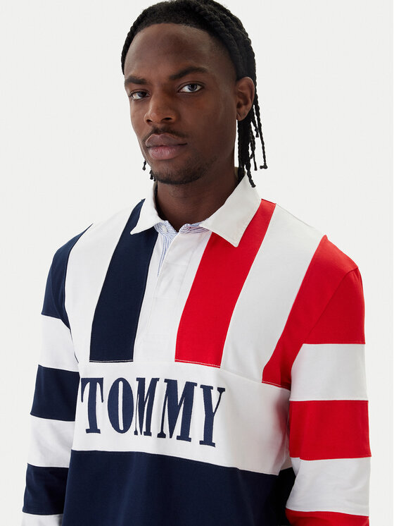 Tommy Jeans Tommy Jeans Polo Archive Rugby DM0DM23054 Azul marino Relaxed Fit