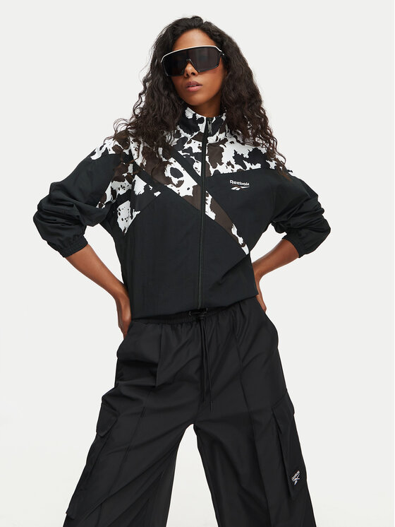 Reebok Reebok Prehodna jakna Kinga RK25692CCW Črna Regular Fit