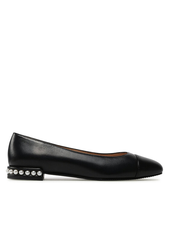 Stuart Weitzman Балетки Stuart Weitzman Pearl Flat SB753 Чорний