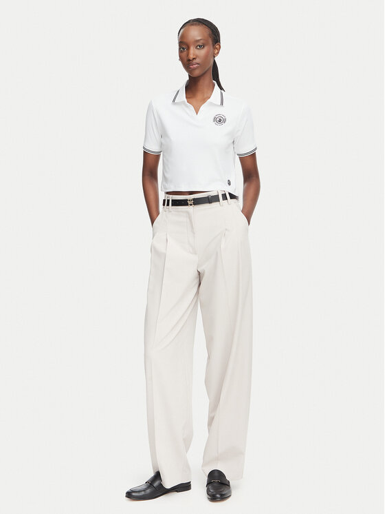 Beverly Hills Polo Club Beverly Hills Polo Club Polo L2605-HR Blanco Regular Fit