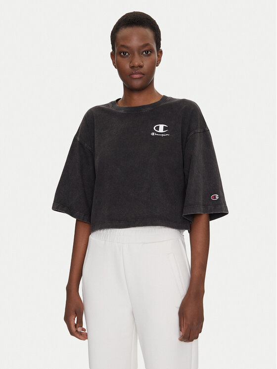 Champion Champion T-shirt 118023 Crna Relaxed Fit