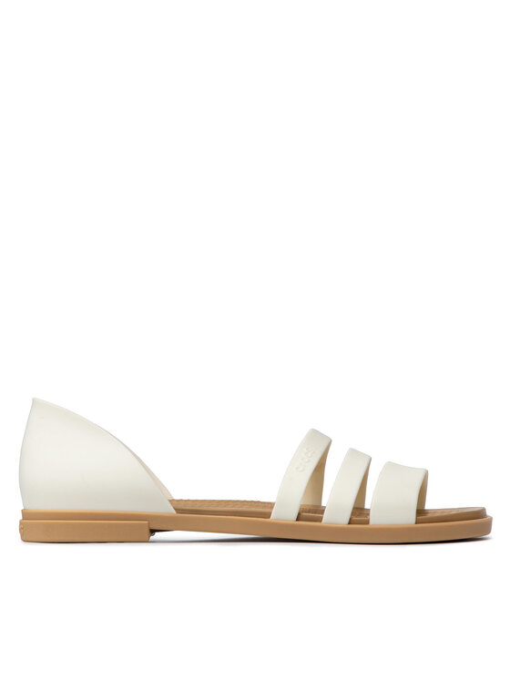 Crocs Босоніжки Crocs Tulum Open Flat W 206109 Білий
