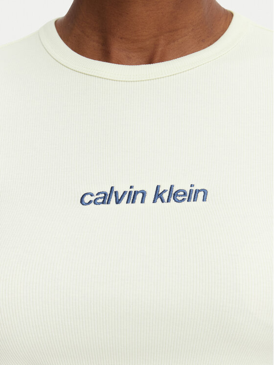 Calvin Klein Jeans Calvin Klein Jeans Camiseta LV047G816G Crema Slim Fit