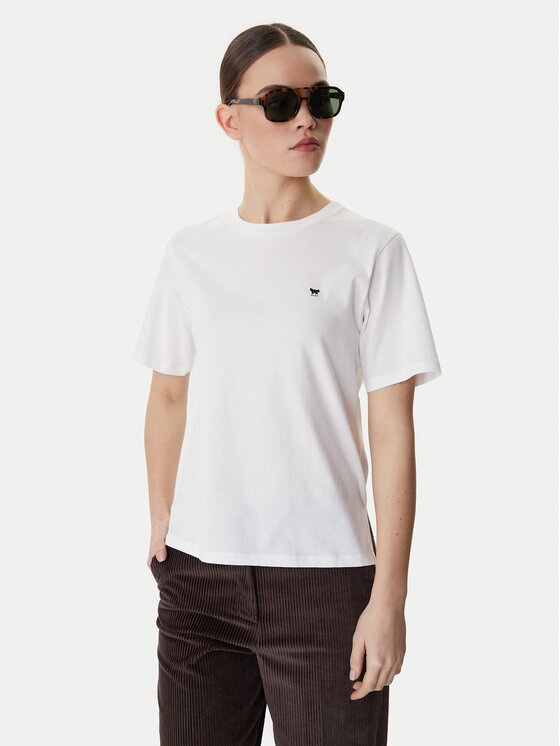 Weekend Max Mara Weekend Max Mara Camiseta Venaco 2615971031 Blanco Relaxed Fit