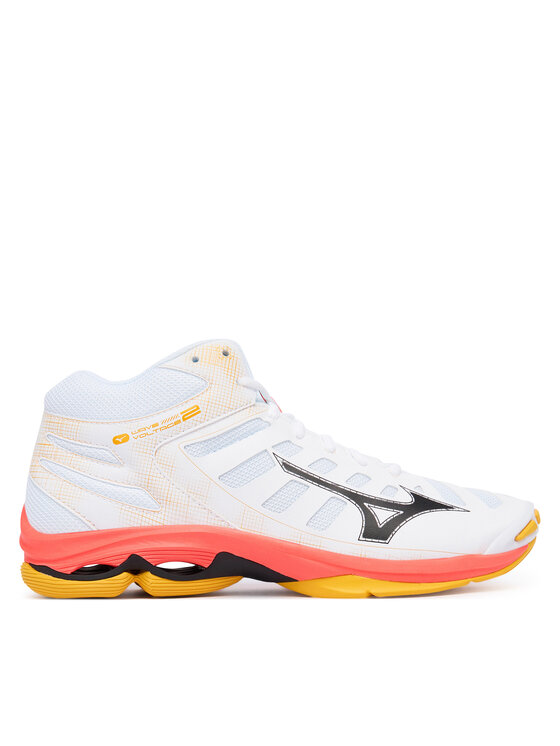 Mizuno Παπούτσια Σάλας Mizuno Wave Voltage 2 Mid V1GA2465 Πορτοκαλί