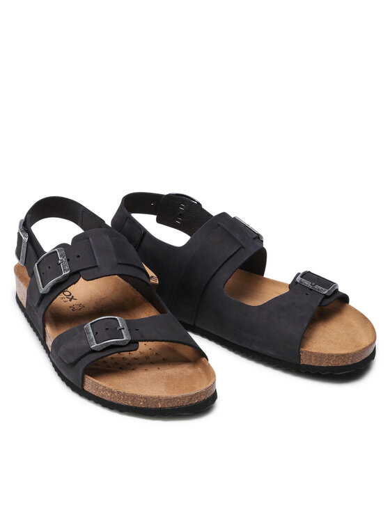 Geox Sandali Geox U Sandal Ghita A U159VA 00032 C9999 Črna
