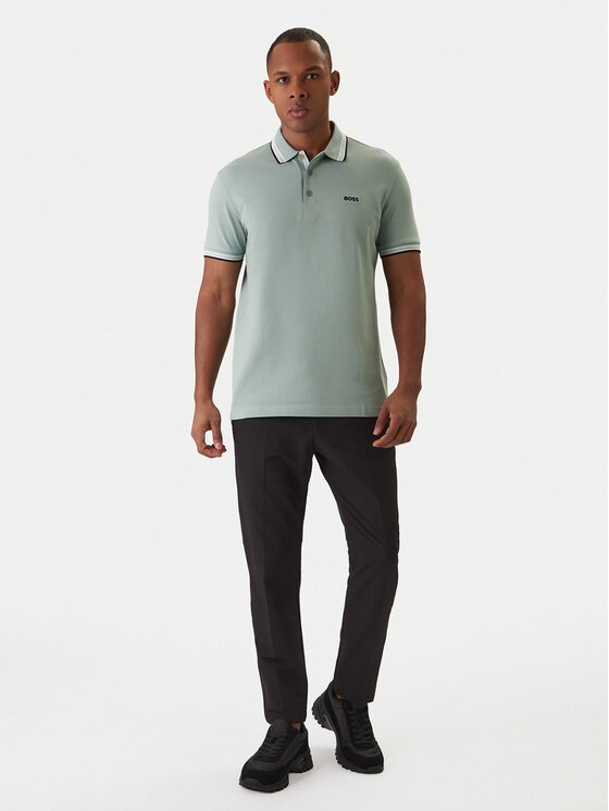 BOSS BOSS Polo Paddy 50469055 Verde Regular Fit