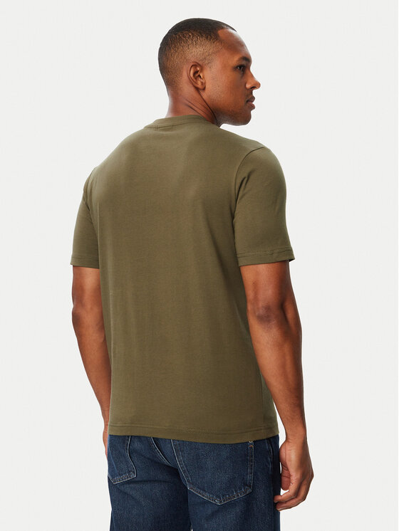 Napapijri Napapijri Camiseta S-Box Logo NP0A4IFL Verde oscuro Regular Fit