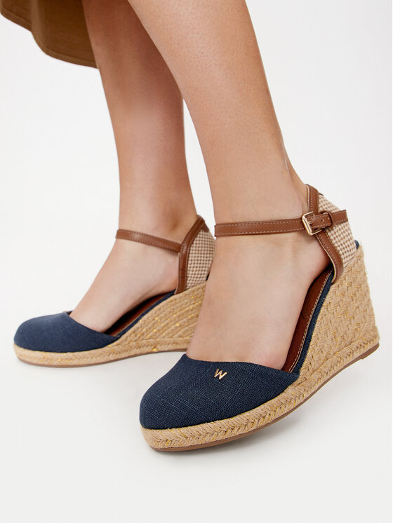 Wrangler Espadrile Wrangler Brava Women Wedge 20241056 Bleumarin