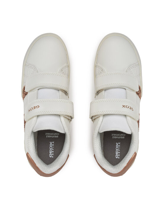 Geox Tenisice Geox J Eclyper Girl J45LRA 000BC C1ZH8 D Bijela