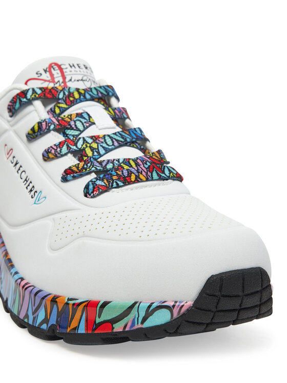 イチエ Sneakers Skechers Quick Street 405638N Rdw Red Copii, Piele
