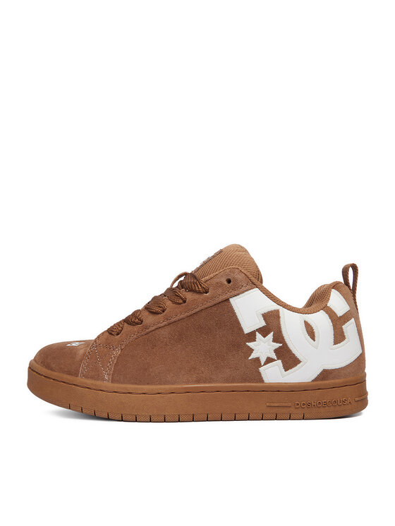 DC Shoes Sneakersy DC Shoes CEOWB-V5-10118 Brązowy jasny