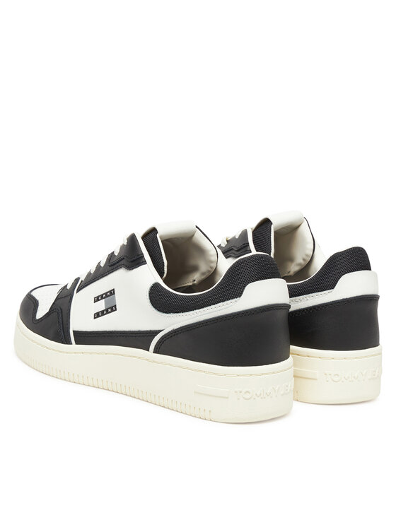 Tommy Jeans Laisvalaikio batai Tommy Jeans Tjm Retro Basket EM0EM01610 Balta