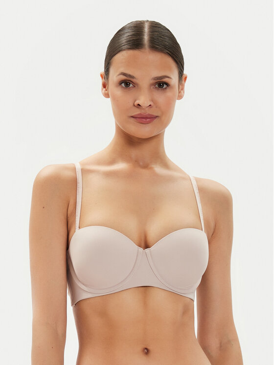 Tommy Hilfiger Tommy Hilfiger Σουτιέν Bardot UW0UW05378 Μπεζ