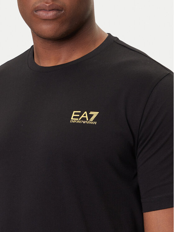 EA7 Emporio Armani EA7 Emporio Armani Póló 7M000567 AF10375 MC004 Fekete Regular Fit