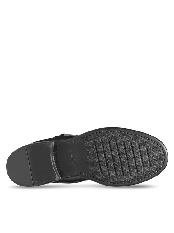 Geox Polokozačky Geox D Catria D56LQB 00081 C9999 Černá