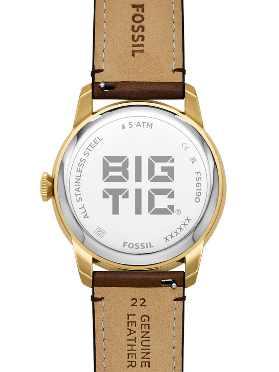 Fossil Годинник Fossil Townsman Big Tic FS6190 Коричневий