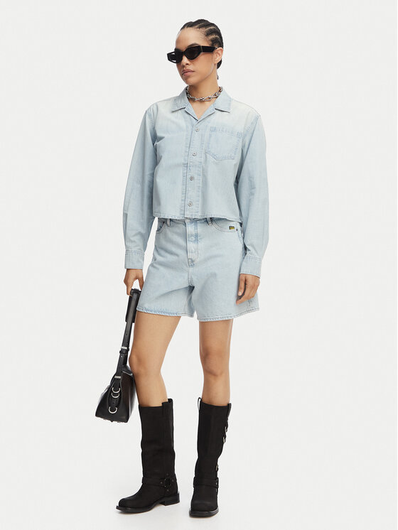 G-STAR G-Star Raw Jeansshorts Jett D28386-E352 Hellblau Regular Fit