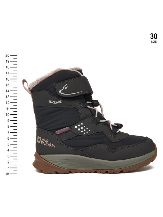 Jack Wolfskin Снігоходи Jack Wolfskin Polar Bear-g Texapore High Vc K Чорний