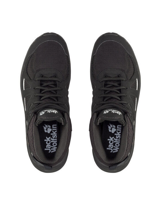 Jack Wolfskin Pārgājienu apavi Jack Wolfskin Woodland 2 Texapore Mid W 4051331 Pelēks
