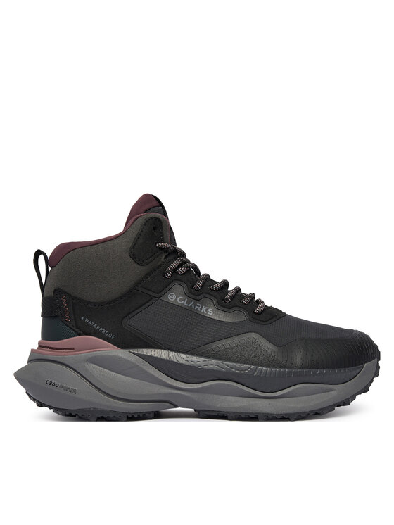 Clarks Παπούτσια πεζοπορίας Clarks Pace Trail Btwp 26329566 Μαύρο