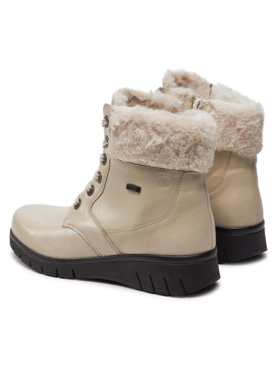 Caprice Botines planos Caprice 9-26209-43 Écru