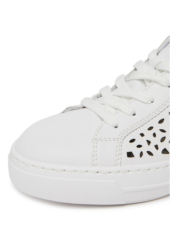 Rieker Sneakersy Rieker L8831-80 Biały
