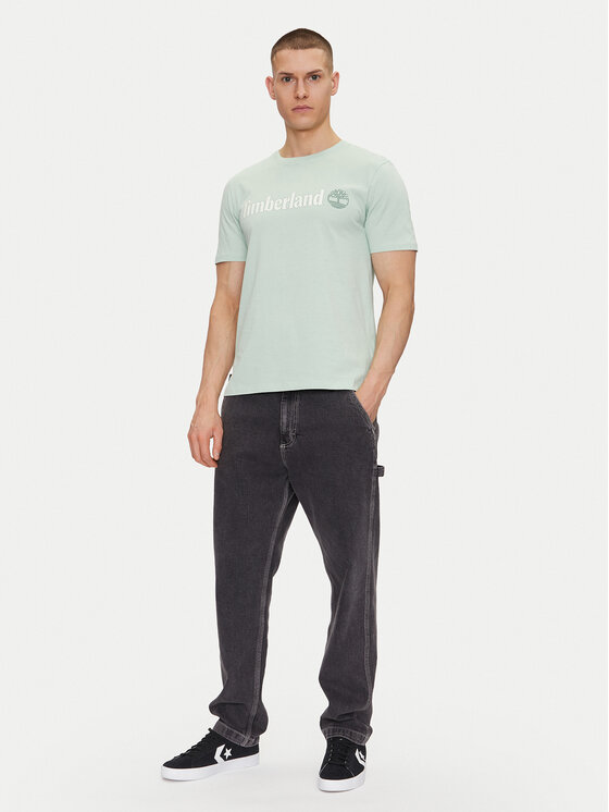 Timberland Timberland Футболка TB0A5UPQ Зелений Regular Fit