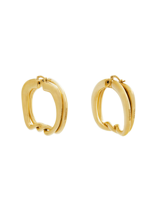 JACQUEMUS Naušnice JACQUEMUS 24E241JW654-5845 Zlatá