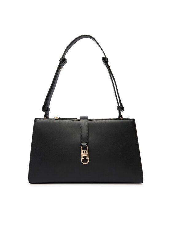 Tommy Hilfiger Ročna torba Tommy Hilfiger Th Libre Shoulder Bag AW0AW17718 Črna