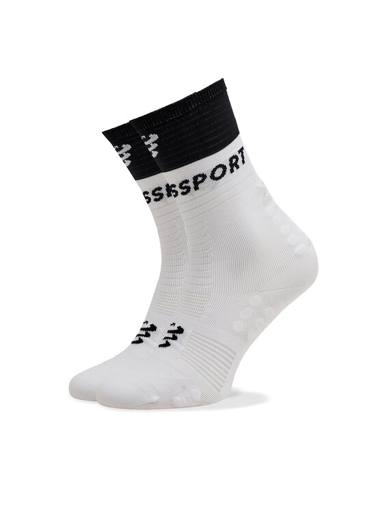 Compressport Dlouhé ponožky Compressport Mid Compression V 2.0 SQTU3540002 Bílá