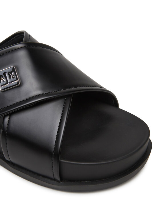 Armani Exchange Šlepetės Armani Exchange XDP063 XV927 00002 Juoda