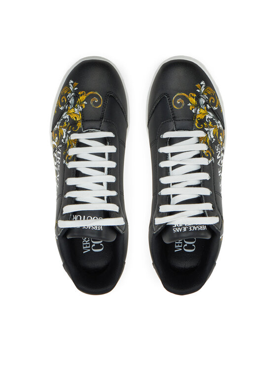 Versace Jeans Couture Снікерcи Versace Jeans Couture 78YA3SD1 Чорний