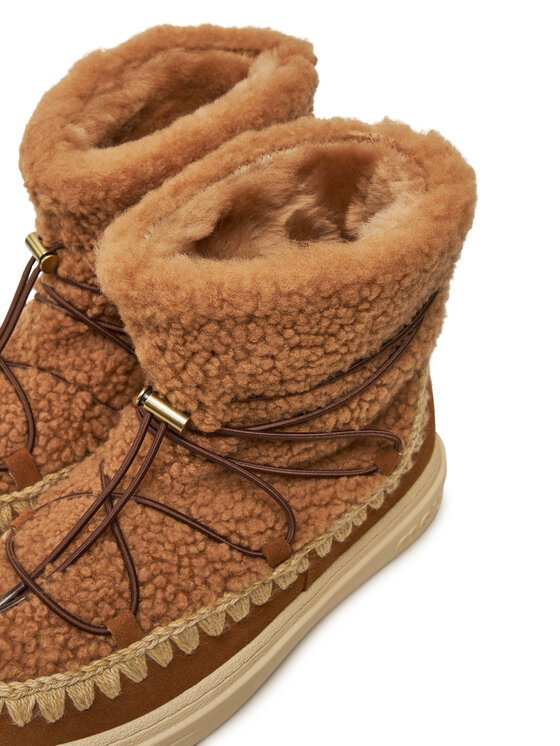 Mou Cizme de zăpadă Mou Eskimo Sneaker Bold Scoub Lace FW411012A Maro