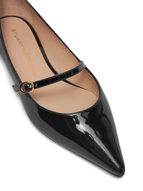Stuart Weitzman Īsi apavi Stuart Weitzman Emilia Mary Jane Fla SH288 Melns