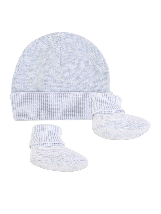 BOSS Set čepice a ponožky Boss J98423 Světle modrá