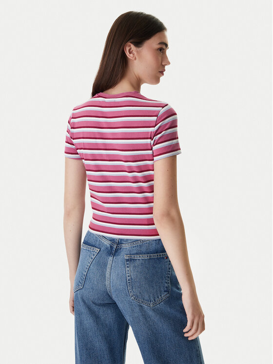 Guess Guess Marškinėliai W6RI41 J1314 Rožinė Regular Fit