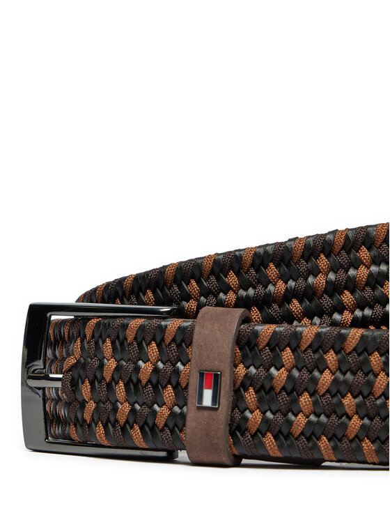 Tommy Hilfiger Мъжки колан Tommy Hilfiger Adan New AM0AM12823 Кафяв
