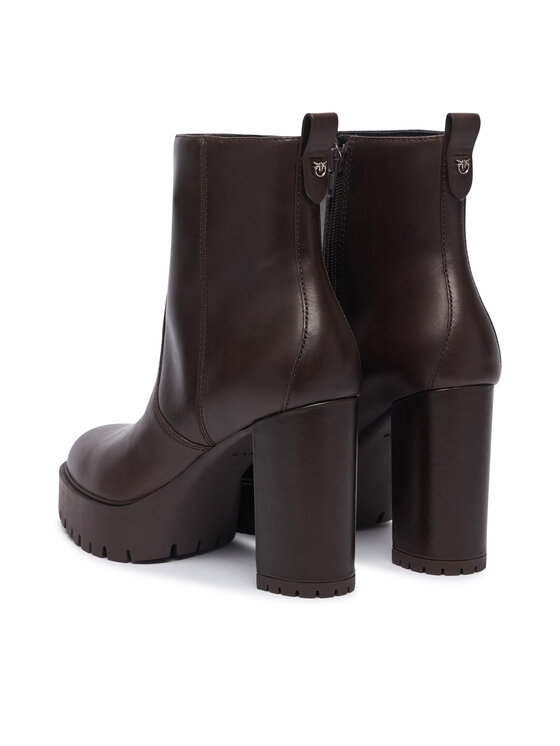 PINKO Botki PINKO Clara 01 SD0577P001 Brązowy